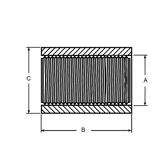 1000042 | ACE13RS --- Shock - 9/16-18 x 19.05 mm x 17.53 mm