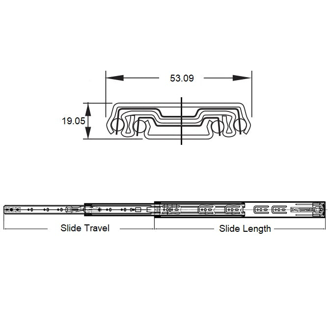 1220000 | AI-1720RS --- Slides - 508 mm x 533.4 mm x 65.771 kg