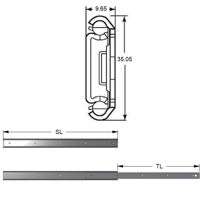 1217101 | SUG-294RS --- Slides - 355.6 mm x 279.4 mm x 46.72 kg