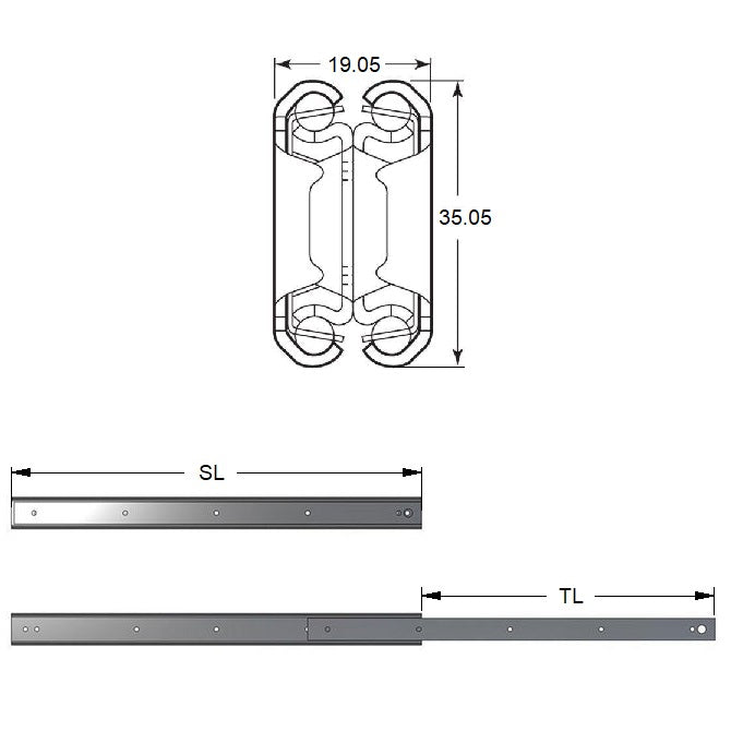 1215351 | SUG-256RS --- Slides - 304.8 mm x 319.02 mm x 77.111 kg