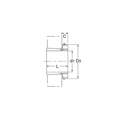 1193260 | HE3124 --- Sleeves - 120 mm x 24 Code x 107.95 mm