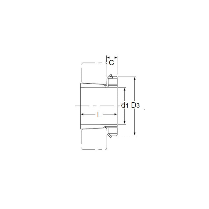 1200461 | HE3130 --- Sleeves - 150 mm x 30 Code x 133.35 mm