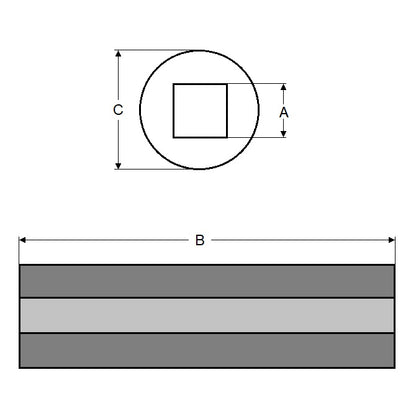 1103536 | SLQ-1270-2480-06985 --- Sleeves - 12.7 mm x 24.795 mm x 69.85 mm