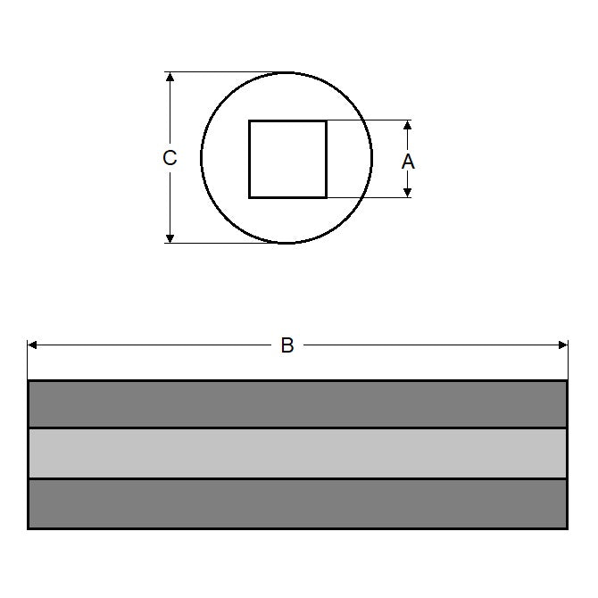 1078557 | SLQ-0794-1308-05715 --- Sleeves - 7.938 mm x 13.081 mm x 57.15 mm