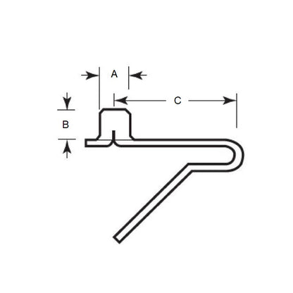 1072310 | SBTN-0635-DL (2 Pcs) --- Snap - 6.35 mm x 7.11 mm x 0.457 mm