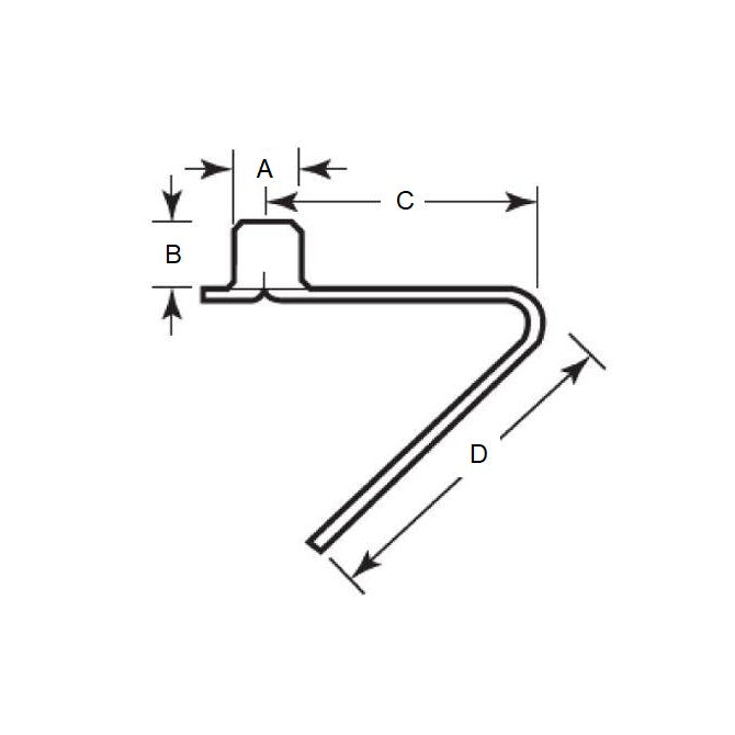 1089755 | SBTN-0953-SP-S3 (50 Pcs) --- Snap - 9.53 mm x 14.99 mm x 0.762 mm