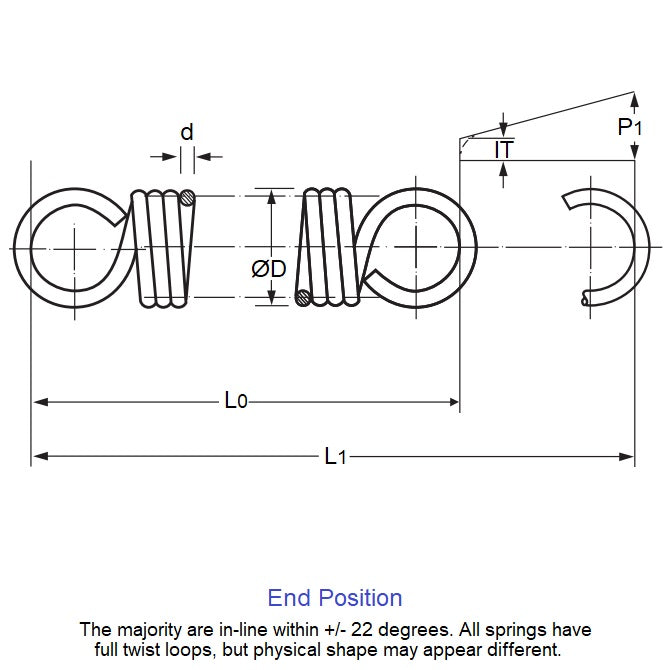 1055472 | ES-0400-0250-045-S4 (5 Pcs) --- Springs - 4 mm x 25 mm x 0.45 mm