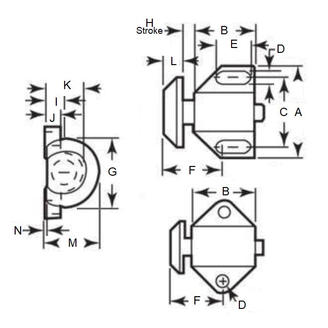 1108419 | DS-62RS --- Stops - 14.51 Kg x 50.8 mm x 34.93 mm