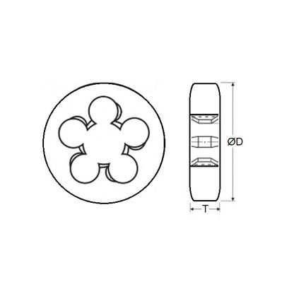 1038632 | DBT-012B --- Threading Tools - 13 BA (1.194mm) 0.249 mm / 102 TPI