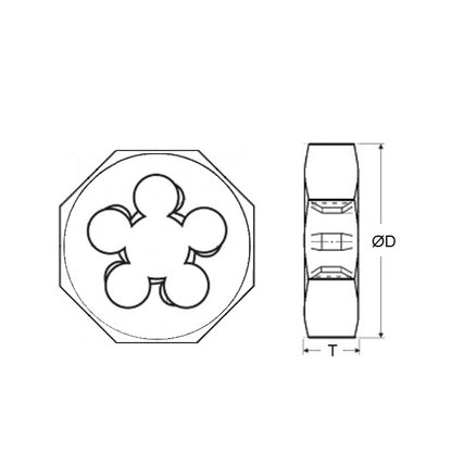 1056509 | DNT-042C --- Tools - 8-32 UNC (4.166mm) 0.794 mm / 32 TPI