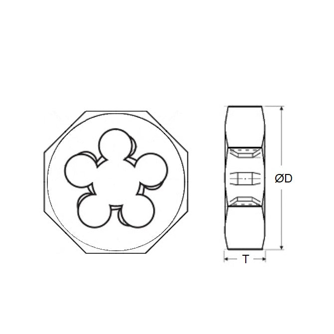 1076431 | DNT-070M --- Tools - M7x1 (7mm Standard) 1.000 mm / 25.4 TPI