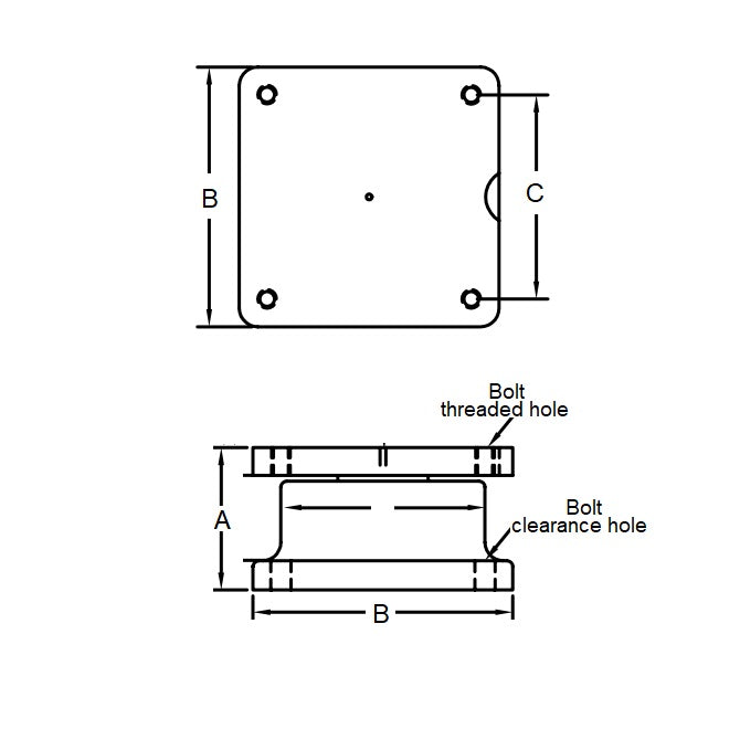 1222977 | SKF-85RS (Each) --- Lockable Turntable - 453 Kg - 44.958x82.55 mm - Cast Iron