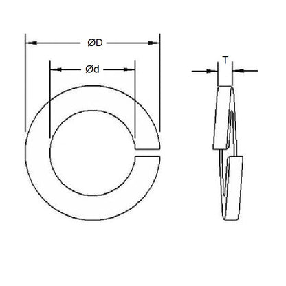 1049294 | W0032-T-006-008-L-S4 (20 Pcs) --- Washers - 3.175 mm x 6.2 mm x 0.8 mm