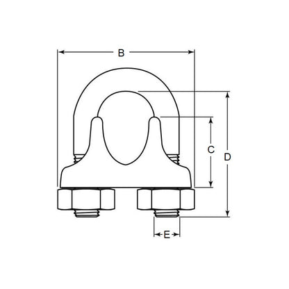 1057862 | CBL570RS --- Attachments - 4.76 mm x  Hot galvanized steel x 3