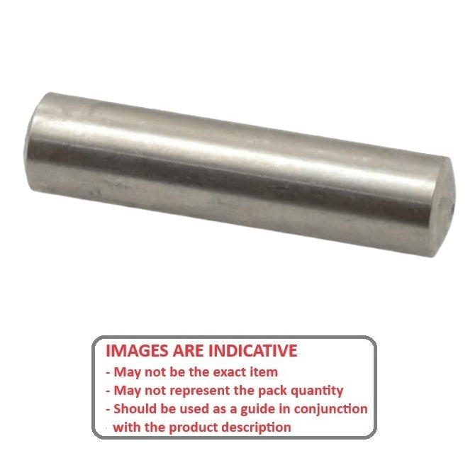 1039500 | DP020-008-C-3 (PK-5) --- Dowel Pins - 2x8x8.6 mm Standard - Carbon Steel Unhardened Pin