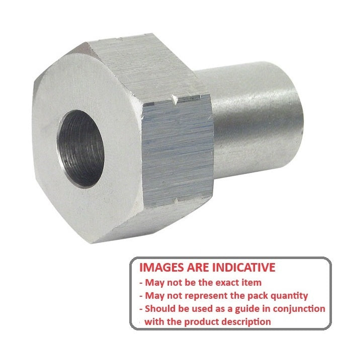 1053985 | DVAB4-ST-100-ADJ-303 (Each) --- Adaptor Bushings Dual Vee - Bushing Size 4 - 30x11.1 mm - Stainless Steel 303 Similar to A2, 304, 18-8