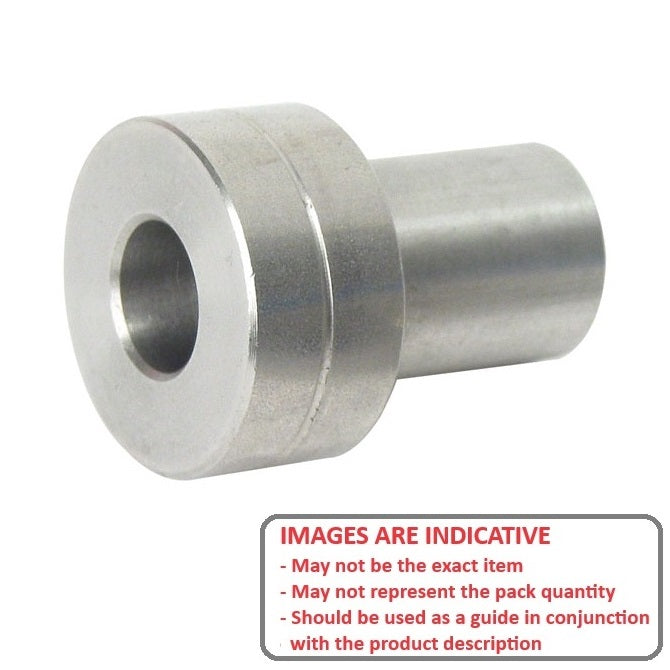 1053041 | DVAB4-ST-100-303 (Each) --- Adaptor Bushings Dual Vee - Bushing Size 4 - 30x11.1 mm - Stainless Steel 303 Similar to A2, 304, 18-8