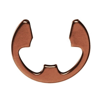 1003017 | ECL-0007-0010-B (PK-5) --- E-Clips Retaining Rings - 1x0.66x0.25 mm Basic - Beryllium Copper E-Clip