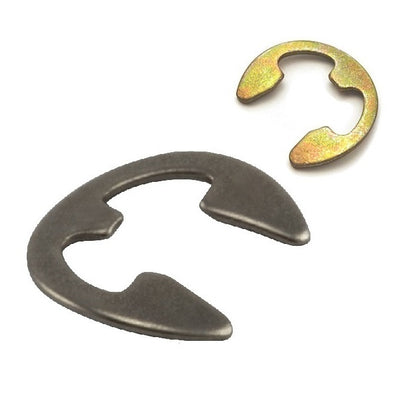 1050464 | ECB-0024-0032-S15 (100 Pcs) --- E-Clips Retaining Rings - 3.18 mm x 2.41 mm x 0.25 mm