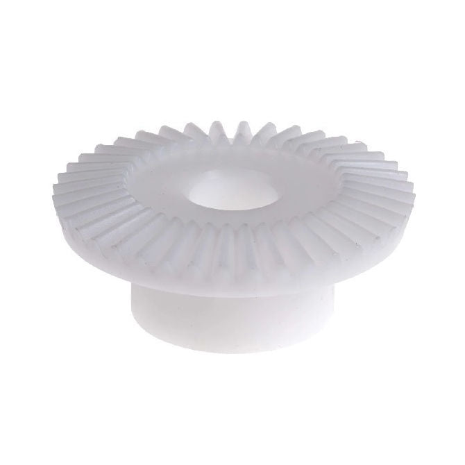 1060058 | GB-51A-M1-60-100-A (Each) --- Bevel Gears - Ratio 5 to 1 Large Gear Only - GB-51A-M1-12-040-A Module 1 Plastic - Acetal Gear