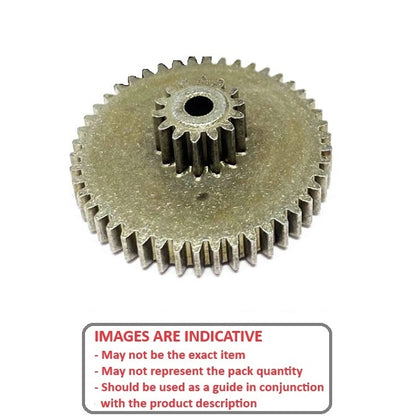 1132742 | GCL-013-M05-060-024-B (2 Pcs) --- Cluster Module 0.5 Brass Gears - 25 - 10 12.5 - 5.0 13.0 - 5.5