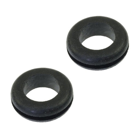 Natural Rubber Grommets - 10.6x6.4x13.3 mm - Natural Rubber