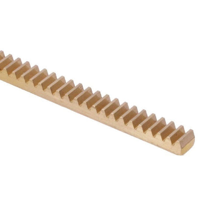 1211266 | RK30B2-0308 (Each) --- Rack Gears - 200x3x8 mm Metric - Brass
