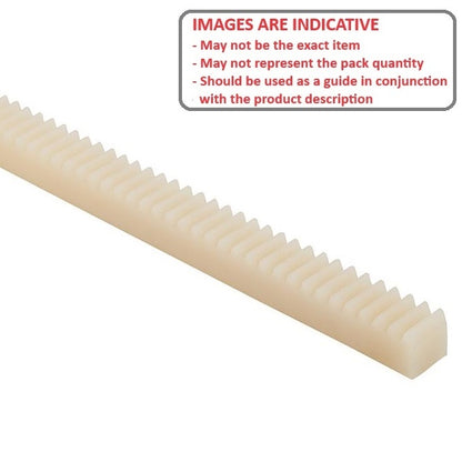 1218509 | GR-V32-05-0305-05-N (Each) --- Rack Gears - 304.8x4.762x4.762 mm Imperial - Nylon 101