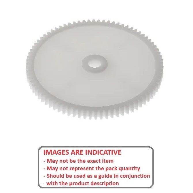 1160202 | G038P-048-V32-048-064-N (Each) --- Spur Gears - 48 tooth - 38.1x6.35 mm Hubless - Nylon Polyamide 6/6 Gear