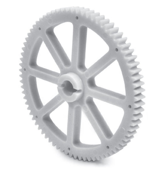 Spur Gears - 80 tooth - 127x12.7 mm Hubbed - Glass Filled Acetal Gear