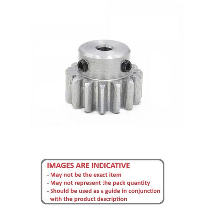 1132040 | G013B-025-D48-032-048-AL-G (Each) --- Spur Gears - 25 tooth - 13.23x4.762 mm Hubbed - Aluminium Alloy 2024 Gear