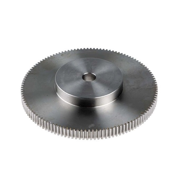 Spur Gears - 48 tooth - 38.1x6.35 mm Hubbed - Stainless Steel 303/304 Similar to A2, 18-8 HRB80 Gear