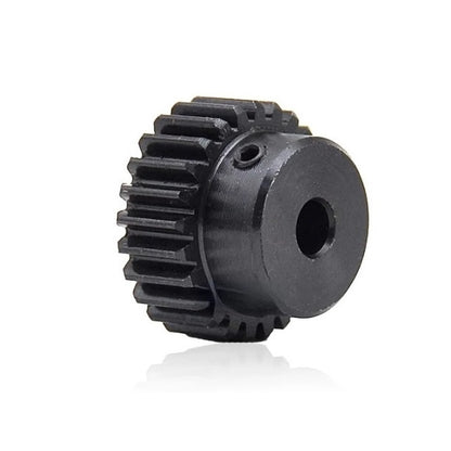 Spur Gears - 48 tooth - 60.96x9.525 mm Hubbed - Steel 0.20 carbon steel with no subsequent treatment Gear