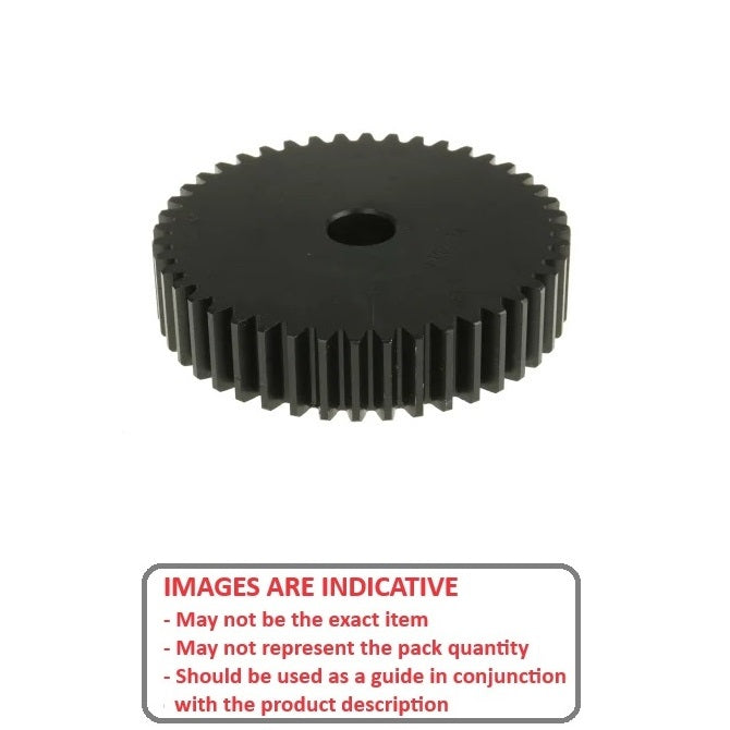 1188417 | G096P-096-M1-100-100F-C (Each) --- Spur Gears - 96 tooth - 96x10 mm Hubless - S45C Steel Gear