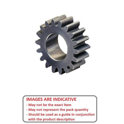1115739 | G017P-017-M1-080-050F-C (Each) --- Spur Gears - 17 tooth - 17x5 mm Hubless - S45C Steel Gear