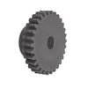 Worm Gears - Pitch 24DP 40 - 4 Deg 46 Min with 14.5 Deg Pressure Angle - Nylon - Mineral Filled Black