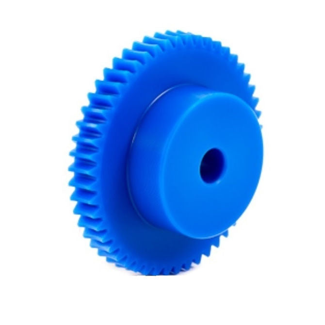 1036178 | WG1R-100-060-100-ACE (Each) --- Worm Gears - Pitch Module 1.0 - 60 tooth - 3 Deg 35 Min Module 1.0 - Polyacetal White Gear