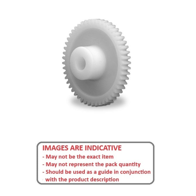 1228496 | WG1R32-040-05HBS0794-ACE --- Worm Gears - 32DP x 40 x 7.938 mm