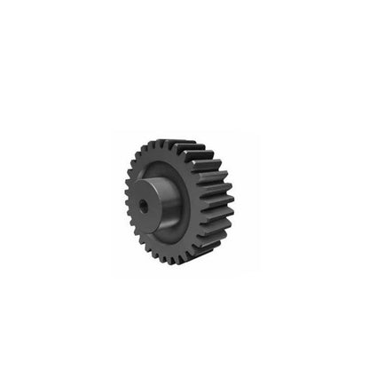 Worm Gears - Pitch 24DP 30 - 4 Deg 46 Min with 14.5 Deg Pressure Angle - Nylon - Mineral Filled Black