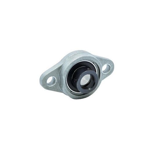 Flanged 2 Bolt Housing Assembly - 17x46x71 mm - Aluminium
