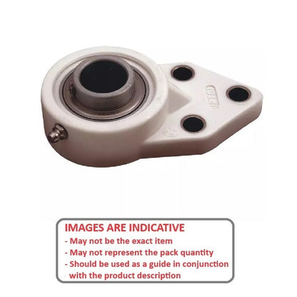 1103227 | IP-196RS (Each) --- Offset Housing and Bearing Assembly - 12.7x63.5x61.9 mm Thermoplastic and Stainless