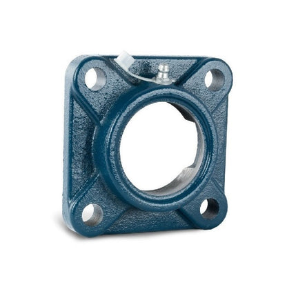 1186400 | F205 (Each) --- Flanged Square Cast Iron Housings - 95x35.7x14 mm - Cast Iron Housing
