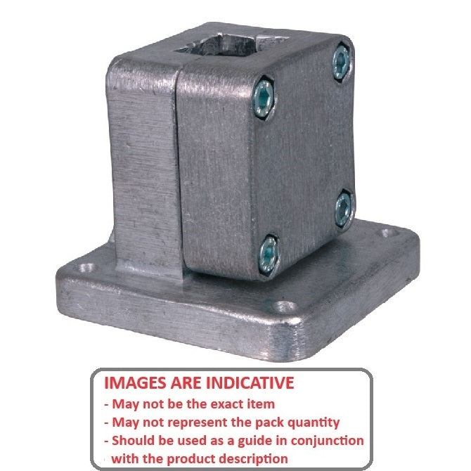 1151392 | LCSQCL-0381-F --- Housings - 38.1 mm x  Flanged Base x 33.99 mm