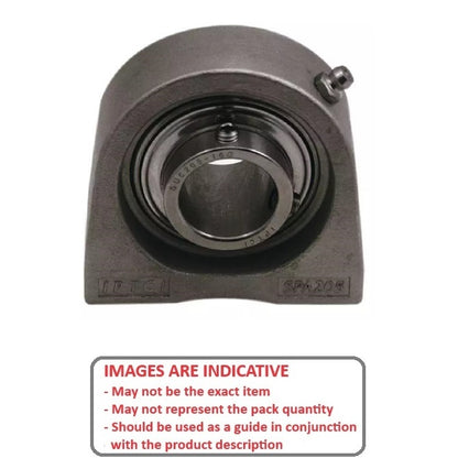 1102630 | IP-100RS (Each) --- Tapped Base Housing and Bearing Assembly - 12.7x33.325x73.025 mm Stainless