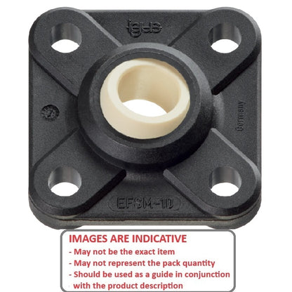 1053839 | F-04-W300 (PK-10) --- Bearing Housings - 4x25x8.5 mm Flanged - W300 Plastic Housing