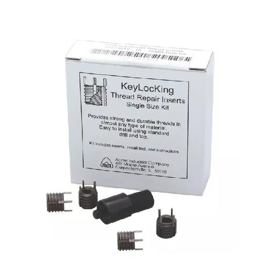 1060864 | KLI-0476-KIT --- Inserts - 10-32 UNF (4.762mm) x  3/8-16 x 7.9 mm