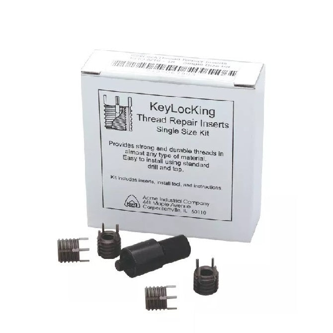 Size Kits Thread Repair - 3/8-16 UNC -9.53mm- 9/16-12 UNC 12.7 mm - Steel