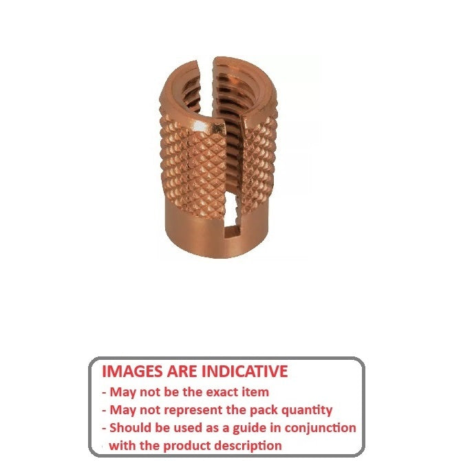 1053509 | IN-EP-0400-080-B (5 Pcs) --- Inserts - M4x0.7 (4mm Standard) x 5.54 mm x 7.95 mm