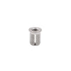 Expansion Inserts - 6-32 UNC - 3.5mm - 4.75x6.35 mm Press In - Stainless Steel 303/304 Similar to A2, 18-8 HRB80 Insert