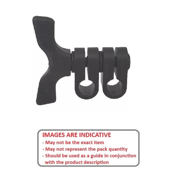 1088280 | SJ-10RS (Each) --- Swivel Joints - 9.53x12.7x38.1 mm Wing Knob